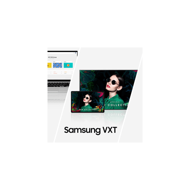 Licencia Anual para 1 pantalla en VXT-P series CMS Samsung Sistema de Visualizacion digital 